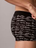 Negru Boxeri Cu Talie Joasa - Graphic Monogram Microfibre Stretch  Barbati