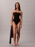 Negru Costum De Baie Decupat - Intense Power  Femei