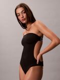 Negru Costum De Baie Decupat - Intense Power  Femei