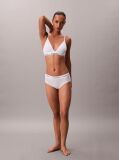 Alb Sutien Bralette Triunghi Usor Captusit - Icon Cotton Modal  Femei