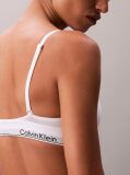 Alb Sutien Bralette Triunghi Usor Captusit - Icon Cotton Modal  Femei
