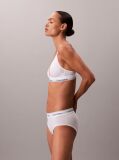 Alb Sutien Bralette Triunghi Usor Captusit - Icon Cotton Modal  Femei