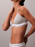 Gri Sutien Bralette Triunghi Usor Captusit - Icon Cotton Modal  Femei