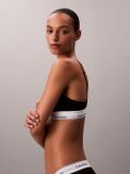 Negru Sutien Bralette Triunghi Usor Captusit - Icon Cotton Modal  Femei