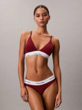 Rosu Sutien Bralette Triunghi Usor Captusit - Icon Cotton Modal  Femei