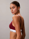 Rosu Sutien Bralette Triunghi Usor Captusit - Icon Cotton Modal  Femei