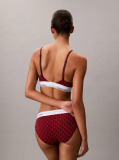 Rosu Sutien Bralette Triunghi Usor Captusit - Icon Cotton Modal  Femei