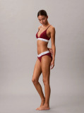 Rosu Sutien Bralette Triunghi Usor Captusit - Icon Cotton Modal  Femei