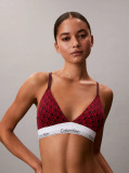 Rosu Sutien Bralette Triunghi Usor Captusit - Icon Cotton Modal  Femei