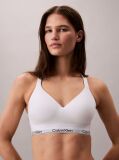 Alb Sutien Tip Bralette Cu Sustinere - Icon Cotton Modal  Femei