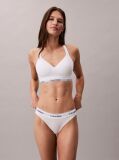 Alb Sutien Tip Bralette Cu Sustinere - Icon Cotton Modal  Femei