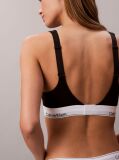 Negru Sutien Tip Bralette Cu Sustinere - Icon Cotton Modal  Femei