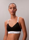 Negru Sutien Bralette Usor Captusit - Icon Cotton Modal  Femei