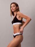 Negru Chiloti Tanga – Icon Cotton Modal  Femei