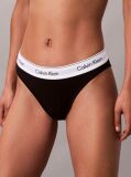 Negru Chiloti Tanga - Icon Cotton Modal  Femei