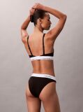 Negru Chiloti Tanga - Icon Cotton Modal  Femei