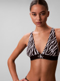 Multi Triangle Bralette - Graphic Monogram Microfibre Stretch  Women