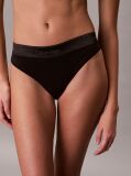 Negru Tanga - Icon Cotton Modal  Femei
