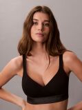Negru Bralette Push-Up - Icon Cotton Modal  Femei