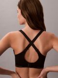 Negru Bralette Push-Up - Icon Cotton Modal  Femei