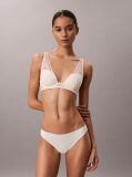 Alb Sutien Plunge Cu Captuseala Usoara – Signature Stretch Lace  Femei