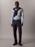 Albastru Camasa Barbateasca Slim Fit Din Material Elastic Cu Tehnologie Non-Iron  Barbati
