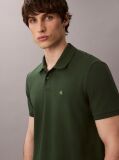Verde Tricou Polo Din Bumbac Piqué  Barbati