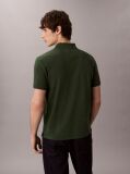 Verde Tricou Polo Din Bumbac Piqué  Barbati