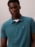 Verde Tricou Polo Din Bumbac Piqué  Barbati