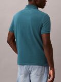 Verde Tricou Polo Din Bumbac Piqué  Barbati