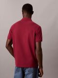 Rosu Tricou Polo Din Bumbac Piqué  Barbati