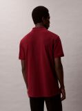 Rosu Tricou Polo Din Bumbac Piqué  Barbati