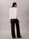Negru Pantaloni Din Imitatie De Piele Cu 5 Buzunare  Femei