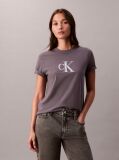 Gri Tricou Classic Monogram Cu Paiete  Femei