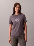 Gri Tricou Classic Monogram Cu Paiete  Femei
