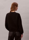 Negru Bluza Relaxata Cu Monograma  Femei