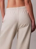 Bej Pantaloni Jogger Din Bumbac Terry Cu Monograma  Femei