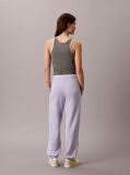 Mov Pantaloni Jogger Din Bumbac Terry Cu Monograma  Femei