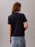 Albastru Tricou Cu Logo Monograma  Femei