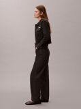 Negru Jacheta Denim 90S Cropped  Femei