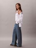 Denim Blugi Cu Croiala Ultra Larga  Femei