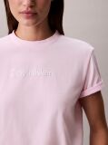 Roz Tricou Clasic Cu Logo Foil  Femei