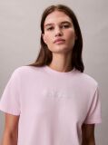 Roz Tricou Clasic Cu Logo Foil  Femei