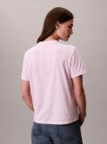 Roz Tricou Clasic Cu Logo Foil  Femei