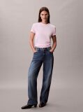 Roz Tricou Clasic Cu Logo Foil  Femei