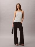 Verde Top Halter-Neck Din Amestec De In  Femei