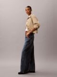 Denim Blugi Baggy Cu Talie Joasa Si Cusaturi Rasucite  Femei