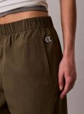 Bej Pantaloni Din Poplin De Bumbac  Femei