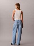 Denim Blugi Barrel Cu Croiala Lejera  Femei