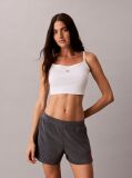 Gri Pantaloni Scurti Model Dolphin Din Material Frotir  Femei